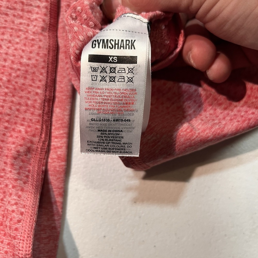 Gymshark Women's Leggings‎ Size XS Salmon Pink EUC - Picture 7 of 8